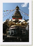 Swayambhunath - El Dorje con los animales del calendario tibetano