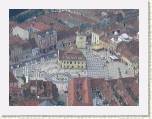 Brasov. La plaza Sfatului desde el monte Tampa.