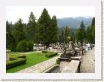 Sinaia. Jardines del castillo de Peles.