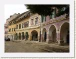 Sibiu. Edificios porticados.