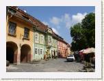 Sighisoara. Entrada de coches a la ciudadela.