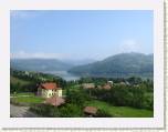 Ceahlau. El lago Bicaz desde mi ventana.