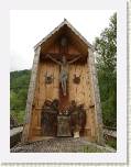 Maramures. Berbesti. Crucifixin renacentista para los viajeros.